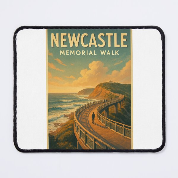 Item preview, Newcastle Memorial Walk – Coastal Path in New South Wales designed and sold by Aryabek.