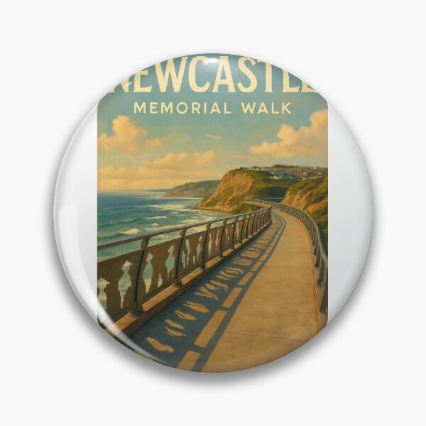Item preview, Newcastle Memorial Walk – Ocean Promenade Facing Glenrock designed and sold by Aryabek.