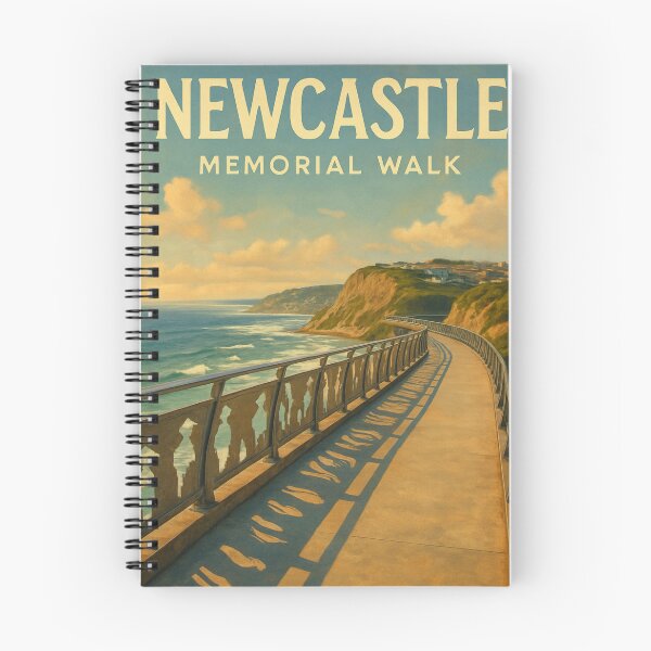 Item preview, Newcastle Memorial Walk – Ocean Promenade Facing Glenrock designed and sold by Aryabek.