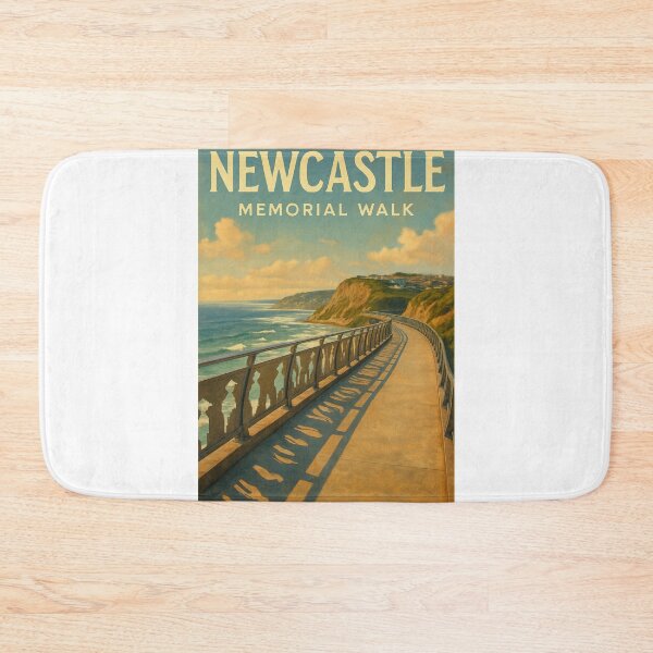 Item preview, Newcastle Memorial Walk – Ocean Promenade Facing Glenrock designed and sold by Aryabek.