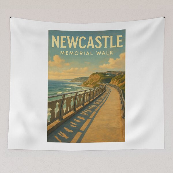 Item preview, Newcastle Memorial Walk – Ocean Promenade Facing Glenrock designed and sold by Aryabek.