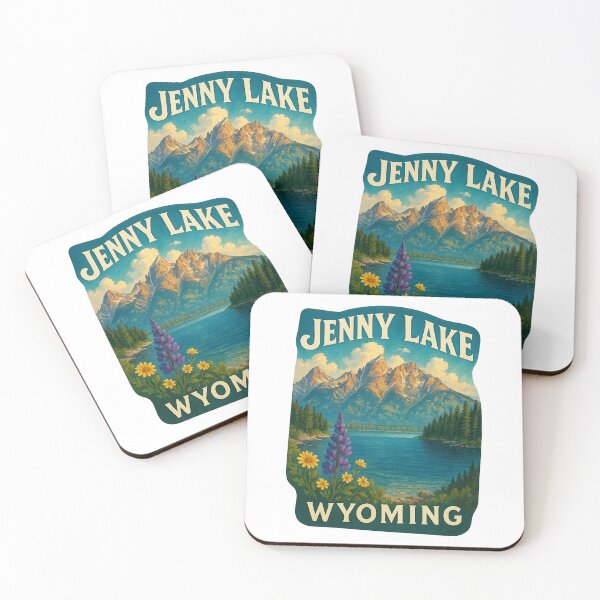 Item preview, Jenny Lake Wyoming – Grand Teton View with Wildflowers designed and sold by Aryabek.