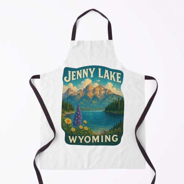 Item preview, Jenny Lake Wyoming – Grand Teton View with Wildflowers designed and sold by Aryabek.