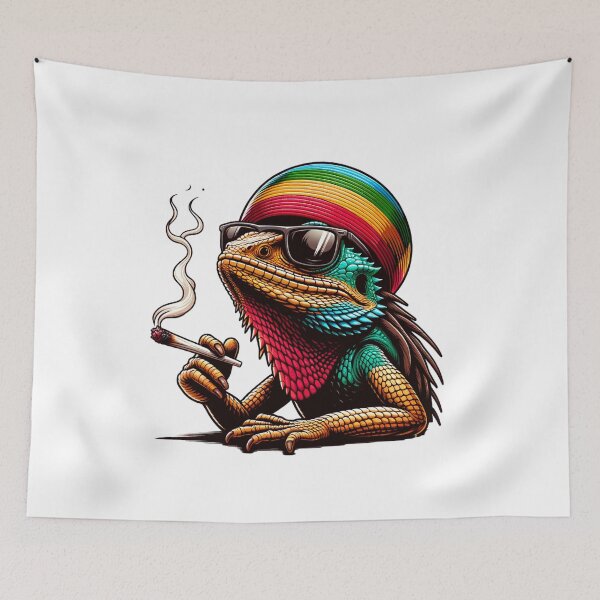Item preview, Smoking Lizard Meme  designed and sold by JakeT84.