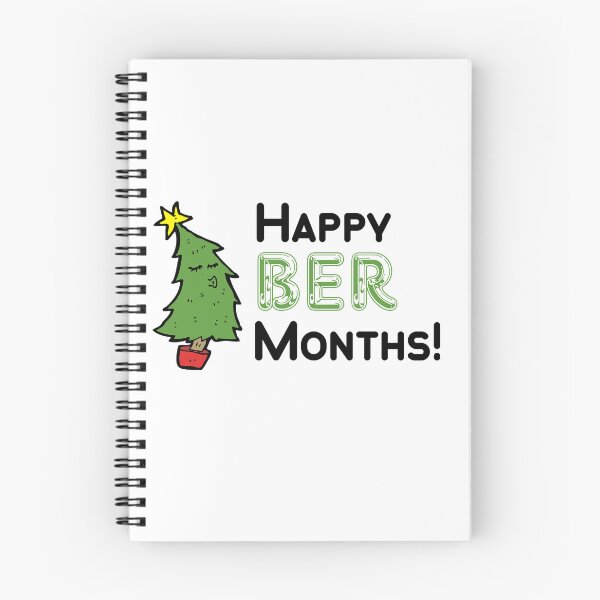 Item preview, Happy Ber Months Christmas Tree Design designed and sold by holaitssher.