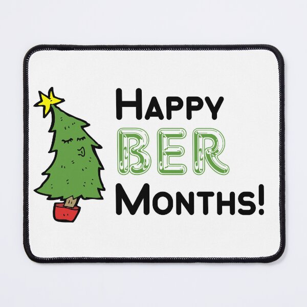 Item preview, Happy Ber Months Christmas Tree Design designed and sold by holaitssher.