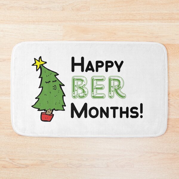 Item preview, Happy Ber Months Christmas Tree Design designed and sold by holaitssher.