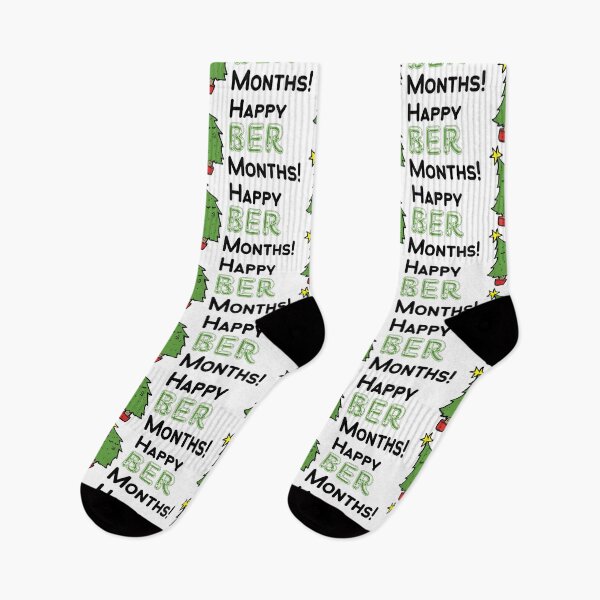 Item preview, Happy Ber Months Christmas Tree Design designed and sold by holaitssher.
