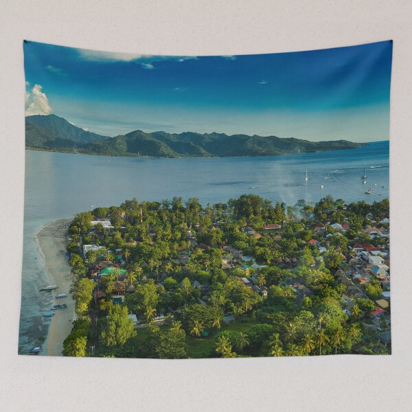 Item preview, South Gili Air View Towards Lombok in Afternoon Light designed and sold by mattryanphoto.