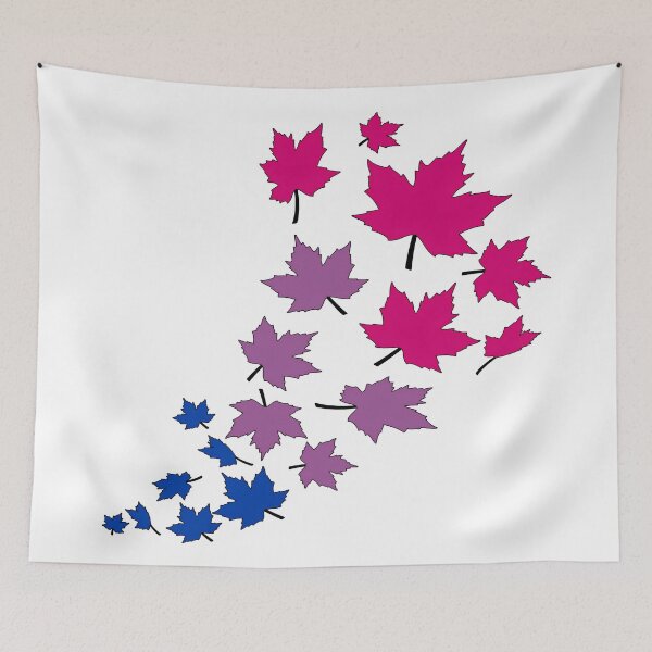 Item preview, Bisexual Fall Leaves | Bi Pride Autumn Design designed and sold by Travelslightly.