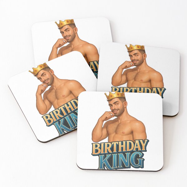 Item preview, Birthday King – Flirtatious Gay Crown Pose designed and sold by Aryabek.