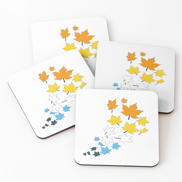 Item preview, AroAce Fall Leaves | AroAce Pride Autumn Design designed and sold by Travelslightly.