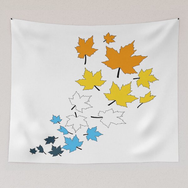 Item preview, AroAce Fall Leaves | AroAce Pride Autumn Design designed and sold by Travelslightly.