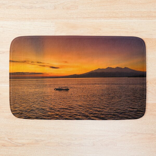Item preview, Sunrise at Turtle Point, Gili Air with Lombok Mountains designed and sold by mattryanphoto.