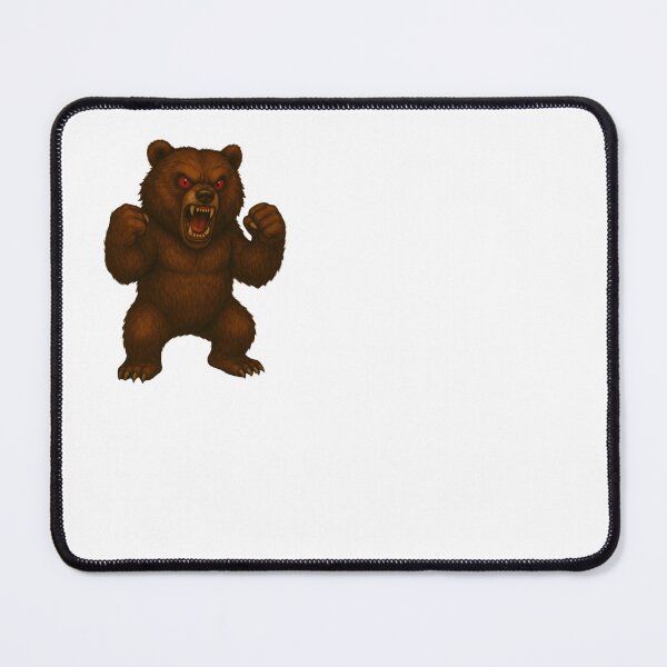 Item preview, Angry Bear – Fierce Wild Animal designed and sold by SlomianyPisarz.