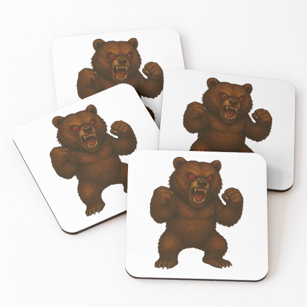 Item preview, Angry Bear – Fierce Wild Animal designed and sold by SlomianyPisarz.