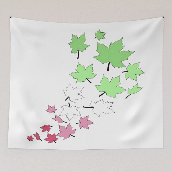 Item preview, Abrosexual Fall Leaves | Abrosexual Pride Autumn Design designed and sold by Travelslightly.