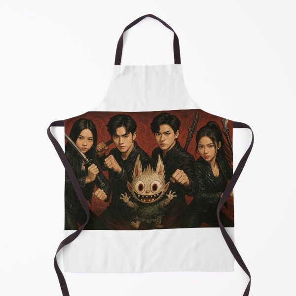 Item preview, Kpop Demon Hunters with Labubu designed and sold by TutuTees.
