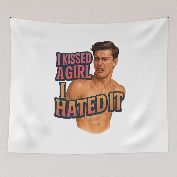 Item preview, I Kissed a Girl I Hated It – Gay Coming Out Humor designed and sold by Aryabek.