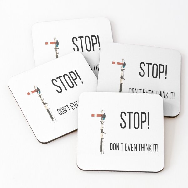 Item preview, STOP! Don't even think it! designed and sold by HimUpNorth.