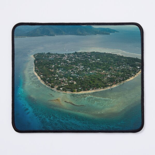 Item preview, Gili Air North View at Dusk with Lombok in Background designed and sold by mattryanphoto.