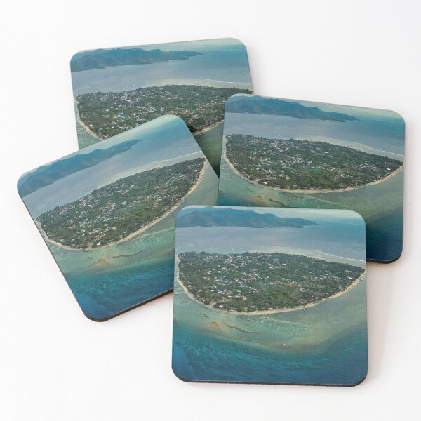 Item preview, Gili Air North View at Dusk with Lombok in Background designed and sold by mattryanphoto.