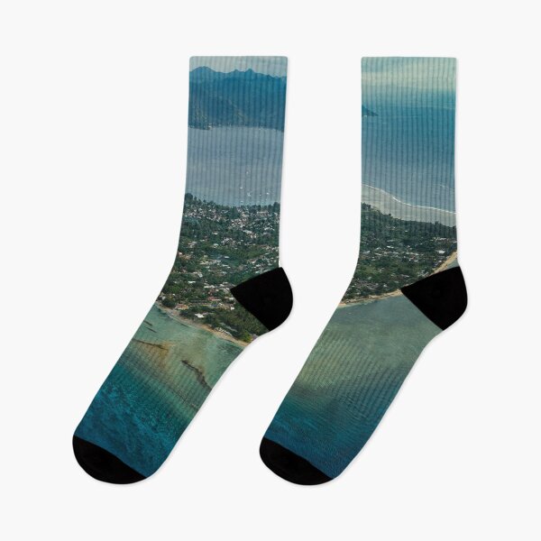 Item preview, Gili Air North View at Dusk with Lombok in Background designed and sold by mattryanphoto.