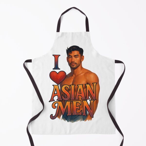 Item preview, I Love Asian Men – Queer Pride and Attraction Affirmation designed and sold by Aryabek.