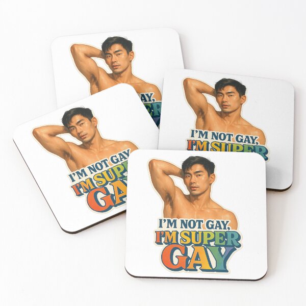 Item preview, I’m Not Gay, I’m Super Gay – Queer Pride and Confidence designed and sold by Aryabek.