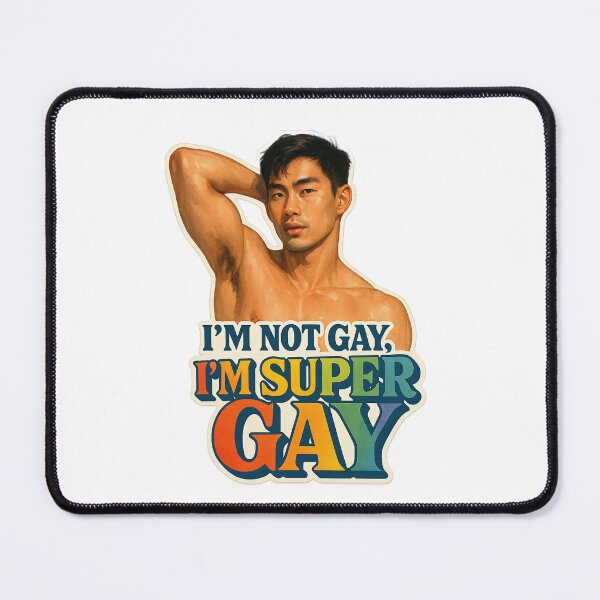 Item preview, I’m Not Gay, I’m Super Gay – Queer Pride and Confidence designed and sold by Aryabek.