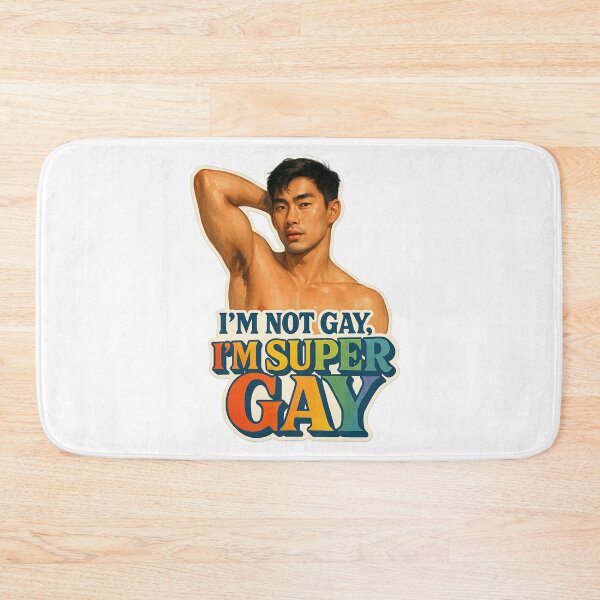 Item preview, I’m Not Gay, I’m Super Gay – Queer Pride and Confidence designed and sold by Aryabek.