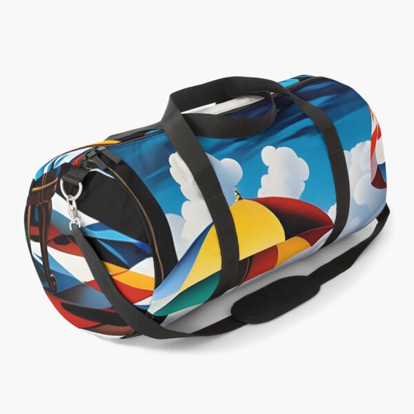 Item preview, Cubist Daydream – Psychedelic Harlequin Interior with Cityscape View designed and sold by artmanikin.