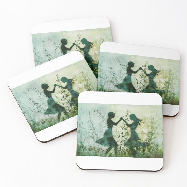 Item preview, Shadow Play – Two Silhouettes Dancing in the Moonlight designed and sold by GoxyVision.