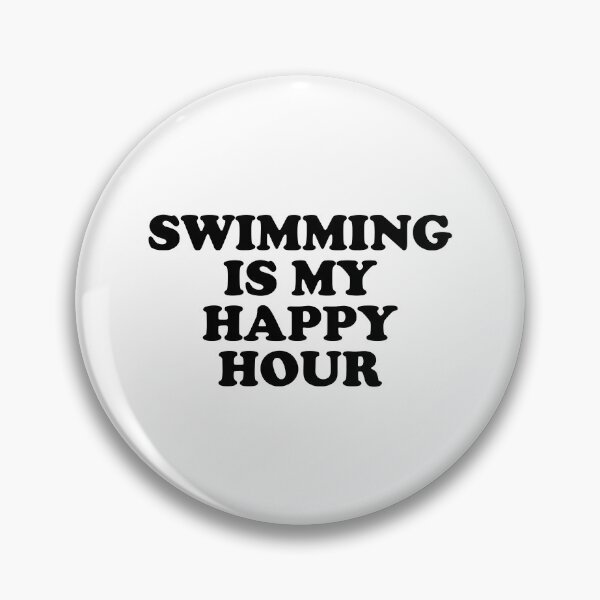 Item preview, Swimming Is My Happy Hour  designed and sold by Inspirationmotivation.