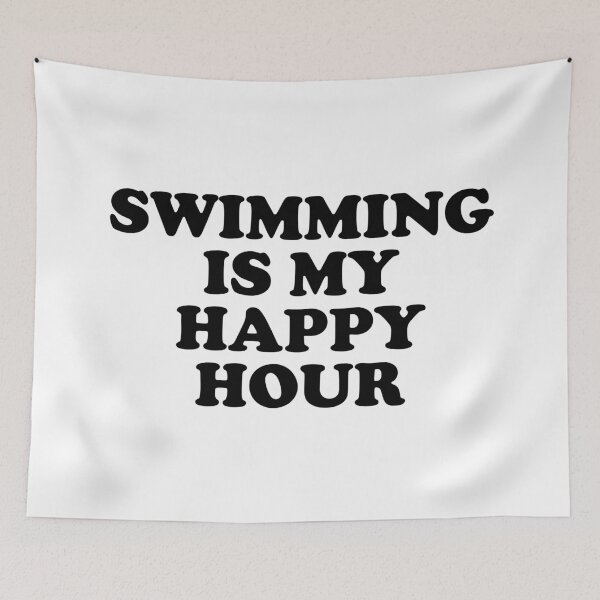 Item preview, Swimming Is My Happy Hour  designed and sold by Inspirationmotivation.