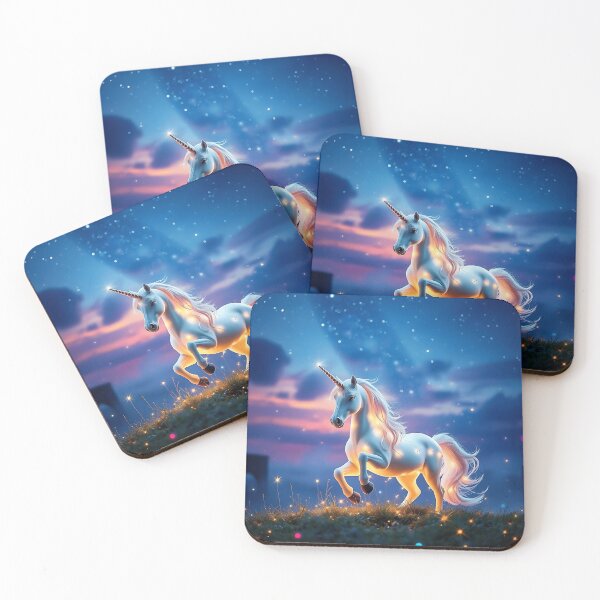 Item preview, Enchanted Unicorn with Fairy Lights designed and sold by sharon1210.