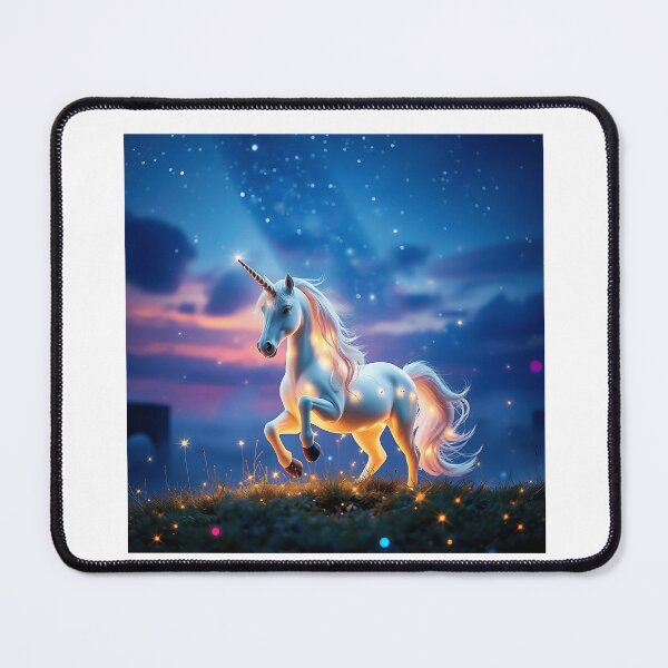 Item preview, Enchanted Unicorn with Fairy Lights designed and sold by sharon1210.
