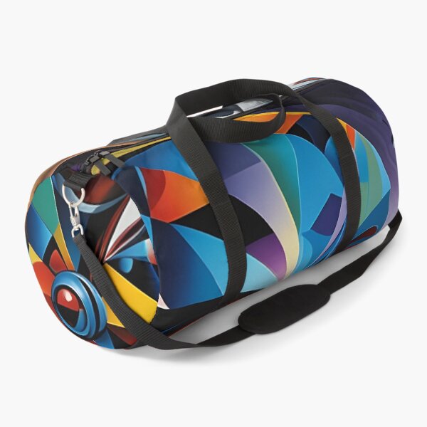 Item preview, The Cubist Empress – Psychedelic Neo-Cubism Portrait with Geometric Crown designed and sold by artmanikin.