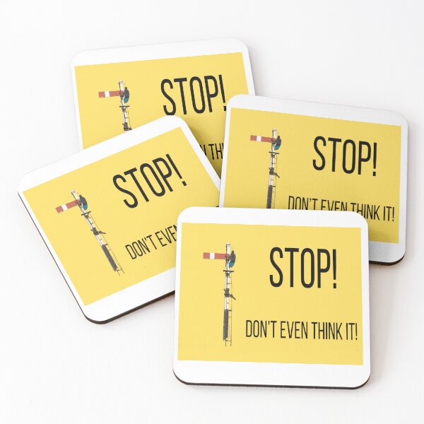 Item preview, STOP! - Don't even think it! designed and sold by HimUpNorth.