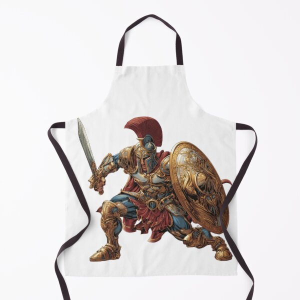 Item preview, Epic Roman Gladiator Warrior with Sword and Shield designed and sold by AlexLineArt.