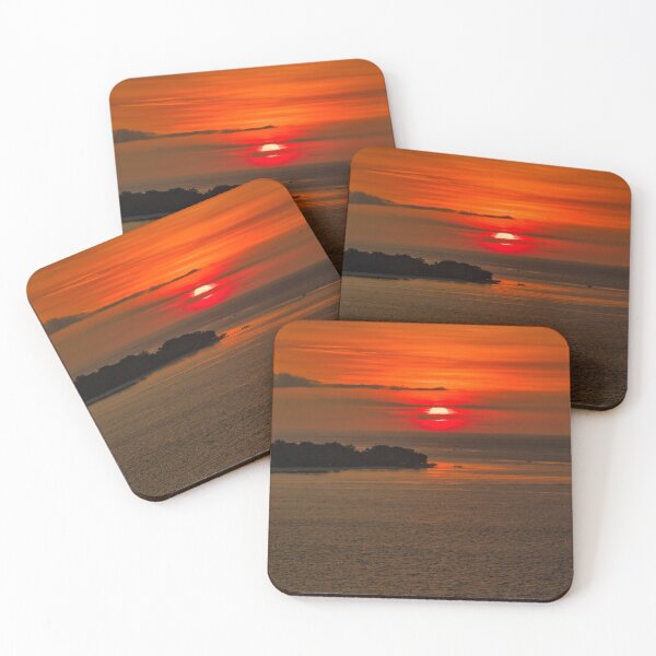 Item preview, Sunset Over Gili Meno Viewed from Gili Air designed and sold by mattryanphoto.