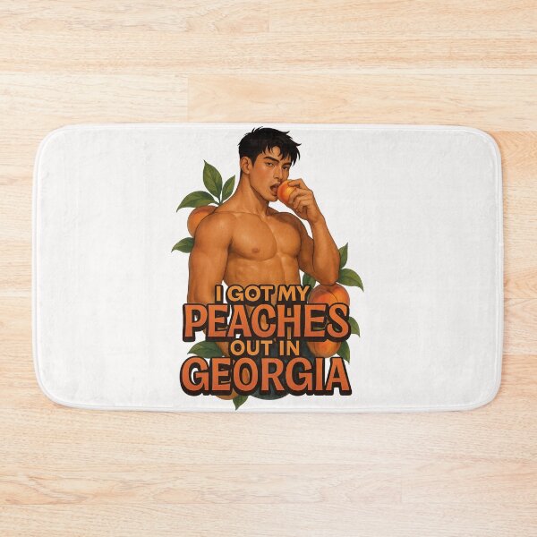 Item preview, I Got My Peaches Out in Georgia – Gay Asian designed and sold by Places On Earth.