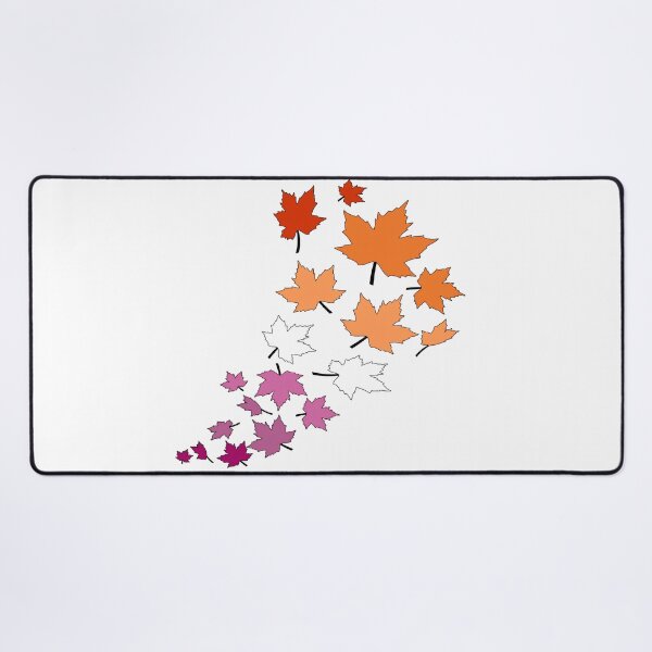 Item preview, Lesbian Fall Leaves | Lesbian Pride Autumn Design designed and sold by Travelslightly.