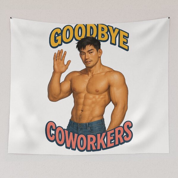 Item preview, Goodbye Coworkers - funny farewell for coworkers designed and sold by Places On Earth.