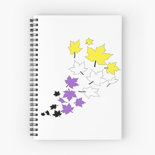 Item preview, Nonbinary Fall Leaves | Enby Pride Autumn Design designed and sold by Travelslightly.