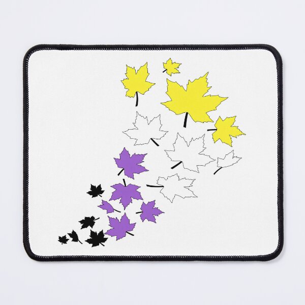 Item preview, Nonbinary Fall Leaves | Enby Pride Autumn Design designed and sold by Travelslightly.