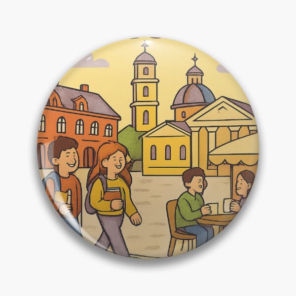 Item preview, Vilnius Lithuania Old Town Life designed and sold by M4nulas.