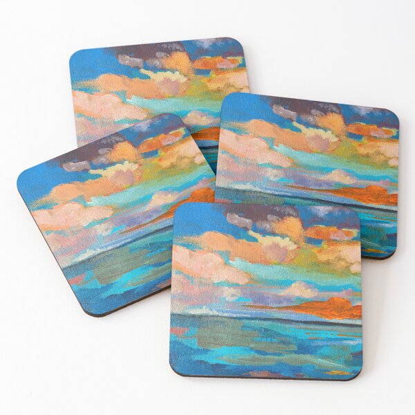 Item preview, waves, sea, ocean, reflection, seascape, ocean scape, glory sunset designed and sold by Myartspace.