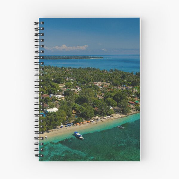 Item preview, Turtle Point Gili Air with Gili Meno and Bali Volcano in Distance designed and sold by mattryanphoto.