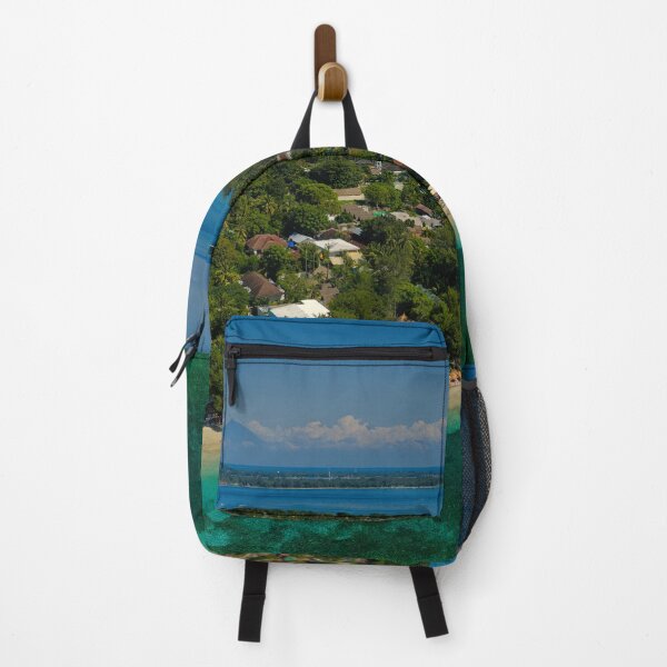 Item preview, Turtle Point Gili Air with Gili Meno and Bali Volcano in Distance designed and sold by mattryanphoto.